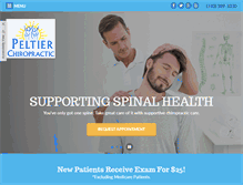 Tablet Screenshot of drpeltier.com